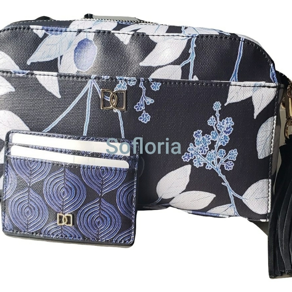 DENA Camera Bag Crossbody Handbag with Card Case